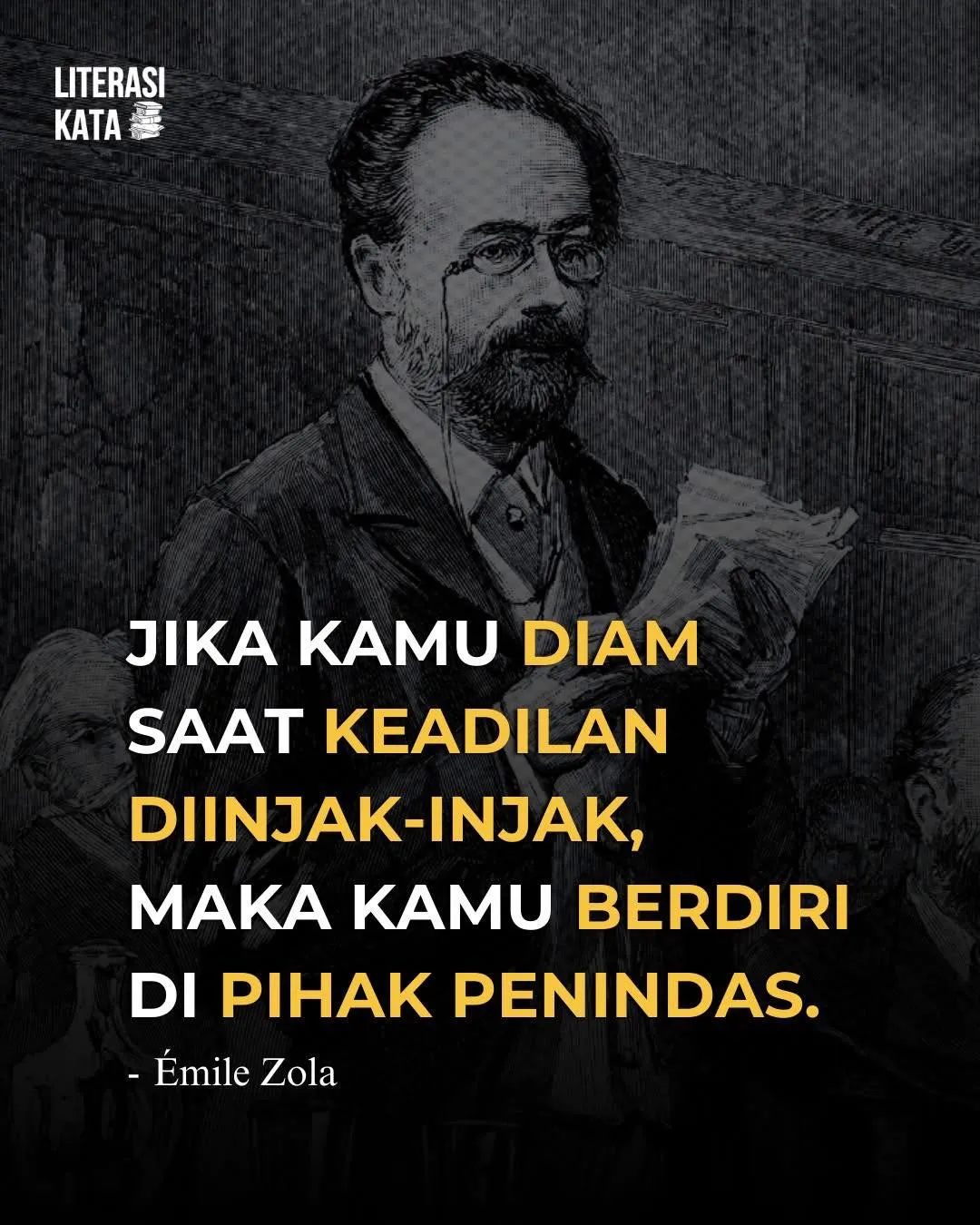 jika kamu diam penindas